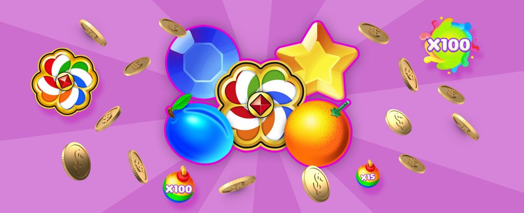 Various symbols from the Cafe Casino slots game, Bonanza Billion.