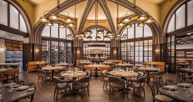 Peter Luger's dining room at Caesar's Palace, Las Vegas